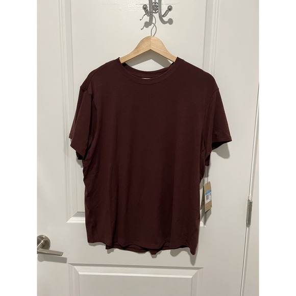 Nike Women's One Relaxed Dri-FIT Short-Sleeve Top Burgundy Crush Medium NWT $45 - Picture 3 of 10
